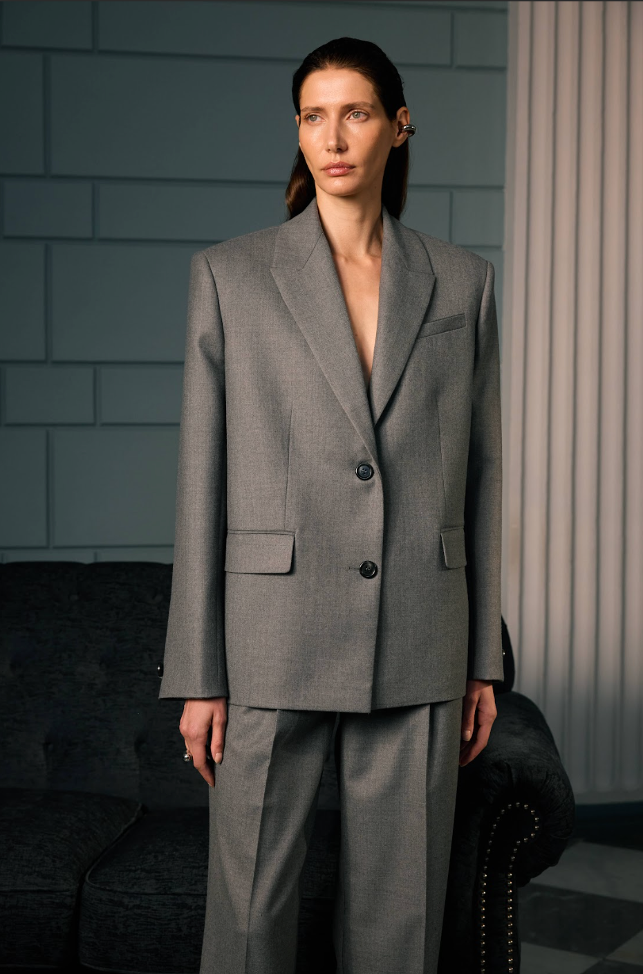 Піджак сірий frame