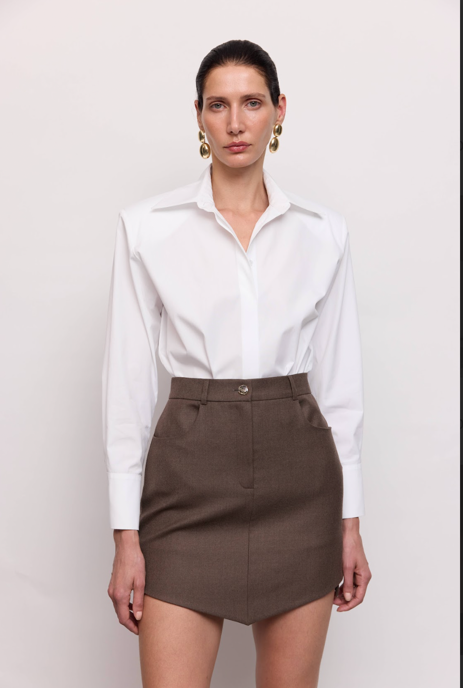 Міні-спідниця асиметрична terra