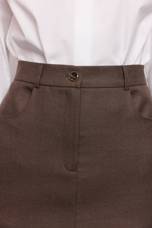 Міні-спідниця асиметрична terra