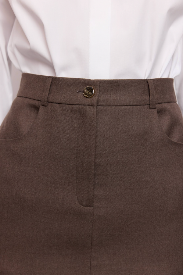 Міні-спідниця асиметрична terra