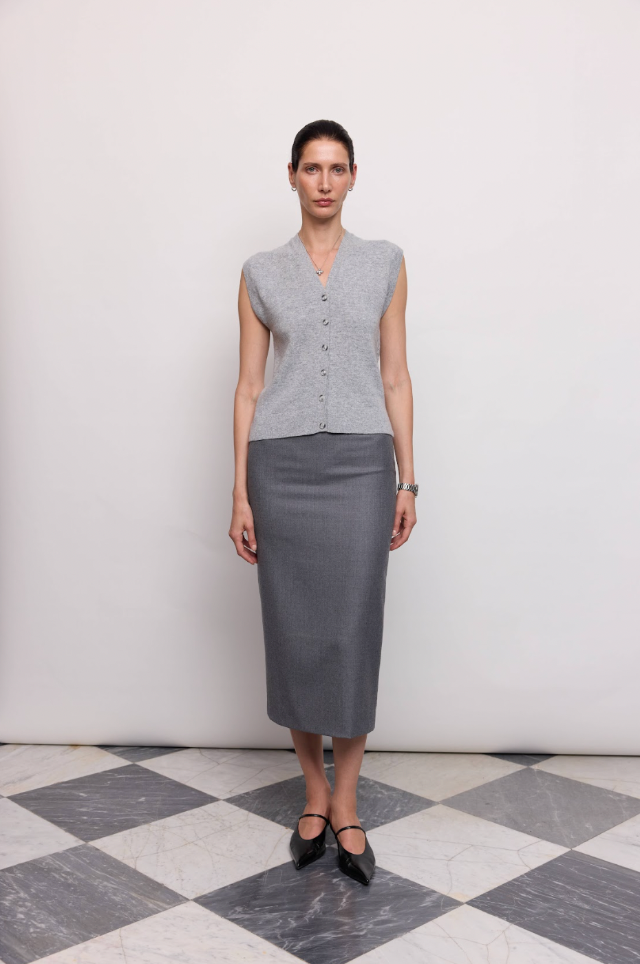 Жилет сірий