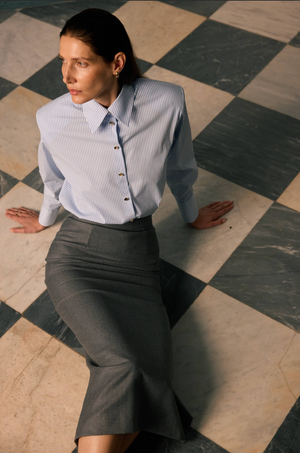 Спідниця сіра міді frame