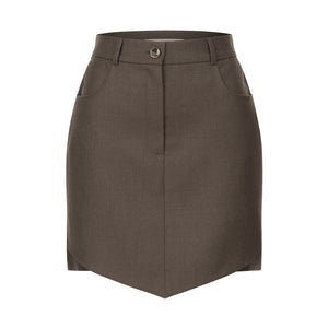 Міні-спідниця асиметрична terra