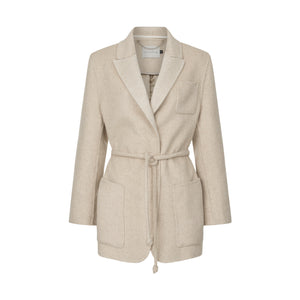 Пальто-жакет беж