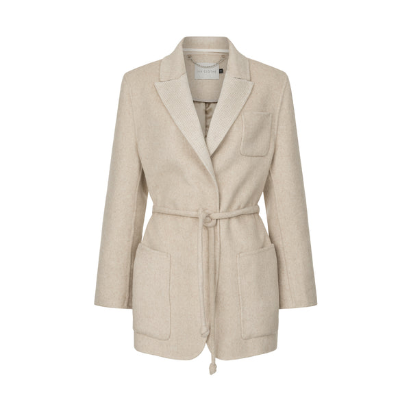 Пальто-жакет беж