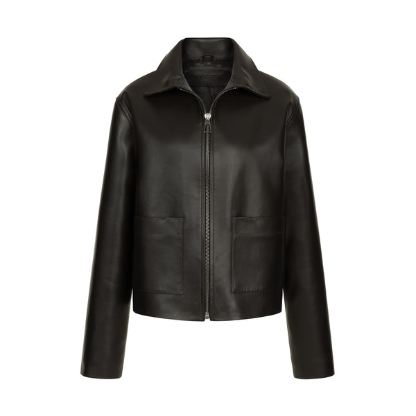 Куртка із натуральної шкіри dark chocolate