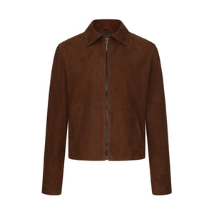 Куртка з натуральної замши rust