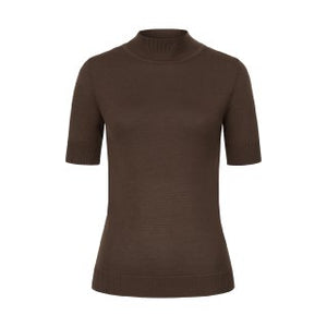 Гольф з коротким рукавом chocolate