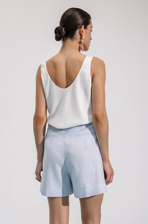 Топ Slip white