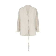 LINEN NUDE JACKET
