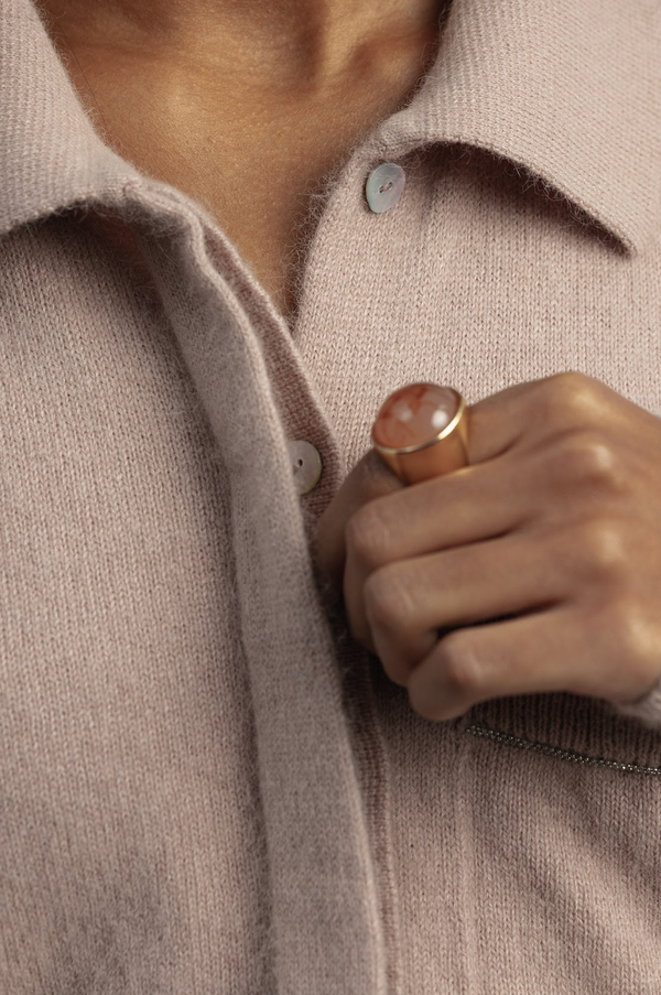 В'язана сорочка Silen молочно-мигдалева