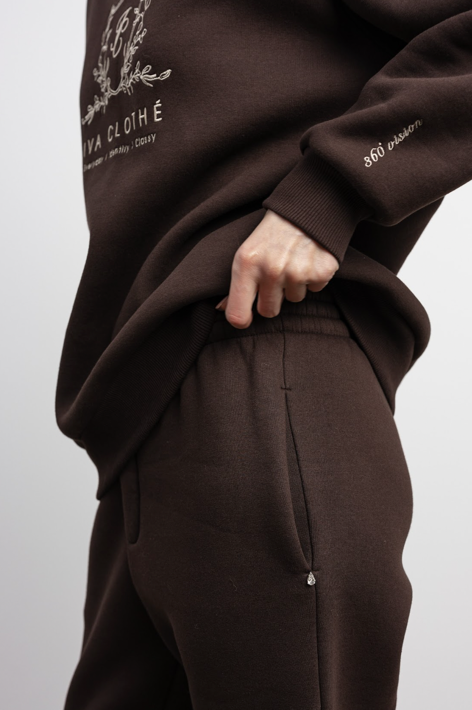 Штани джогери шоколад