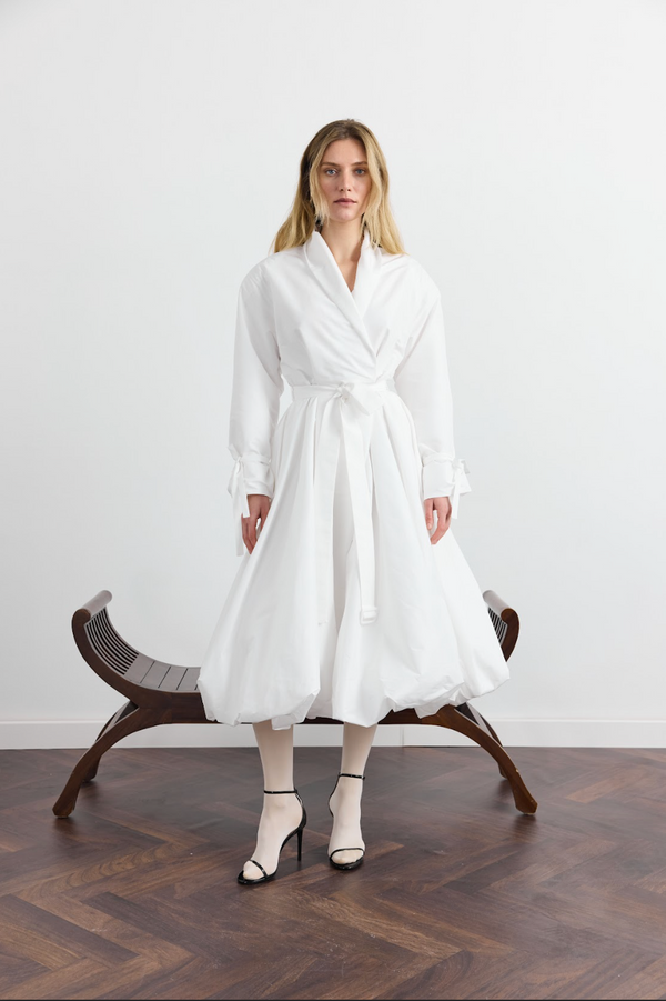 Тренч Sculpt Air White