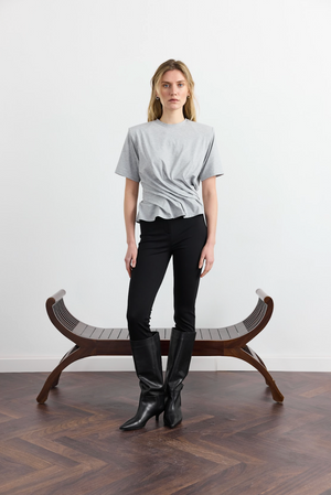 Брюки High Waist Slim Black