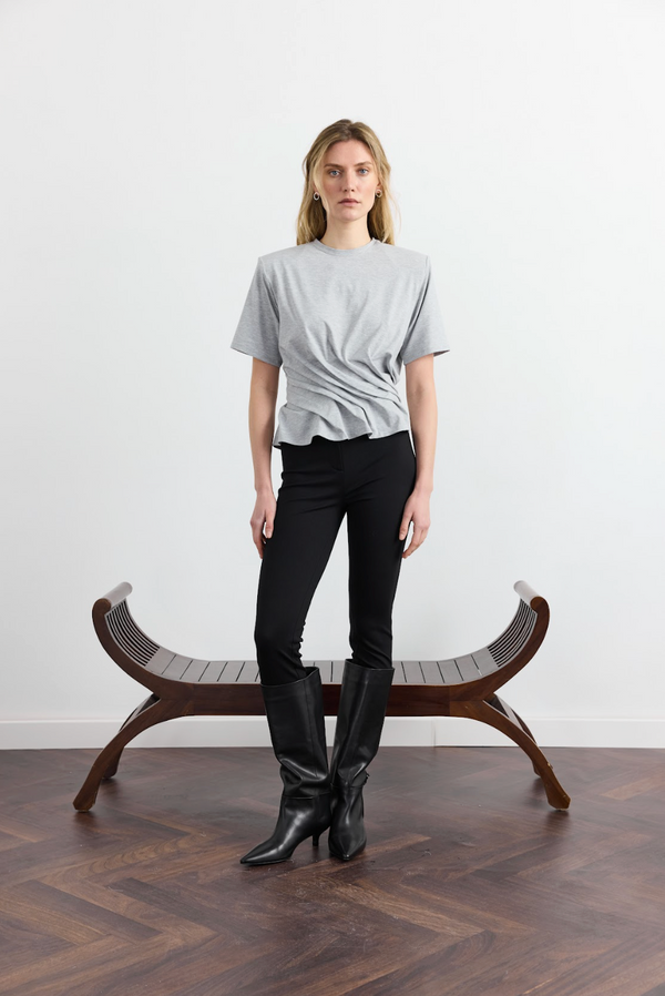 Брюки High Waist Slim Black