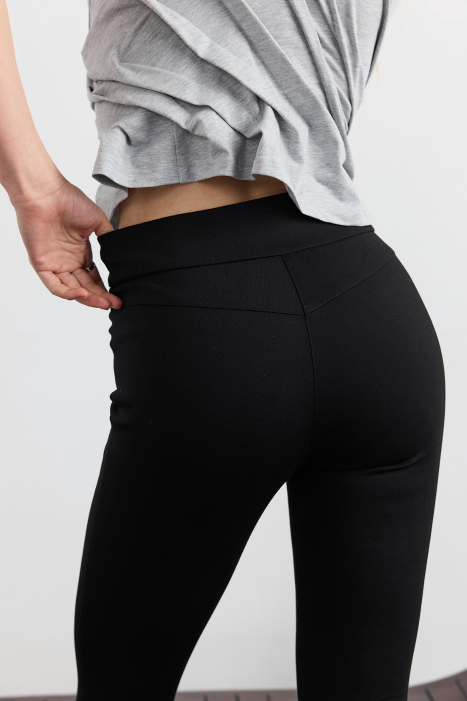 Брюки High Waist Slim Black