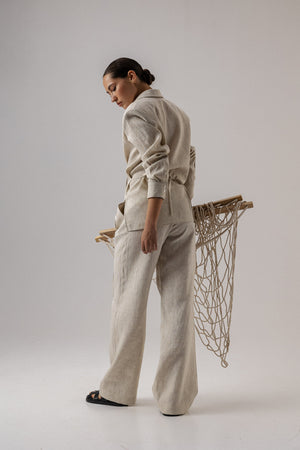 Брюки Linen Nude