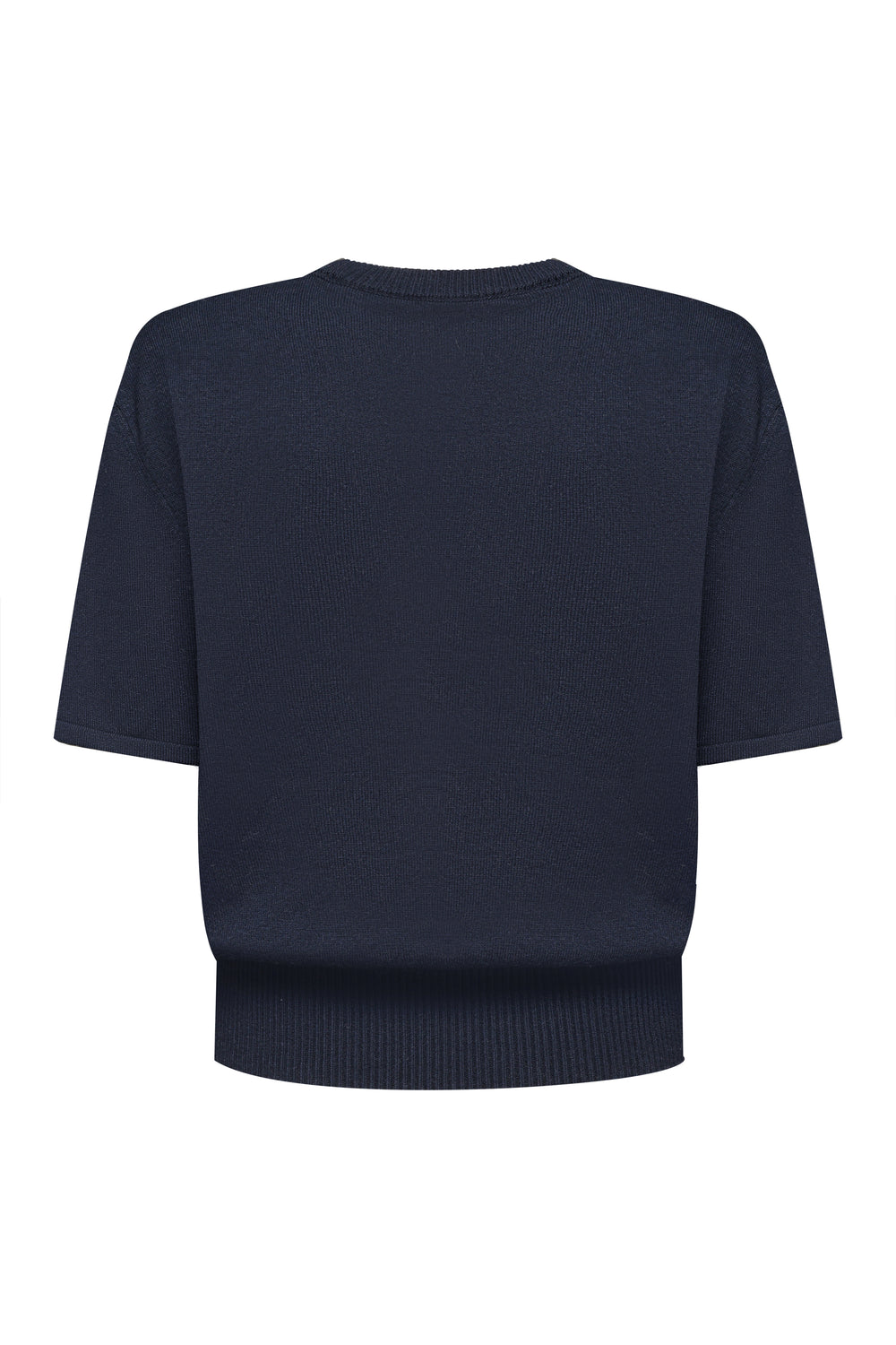 В’язана футболка Essentia Knit Синя