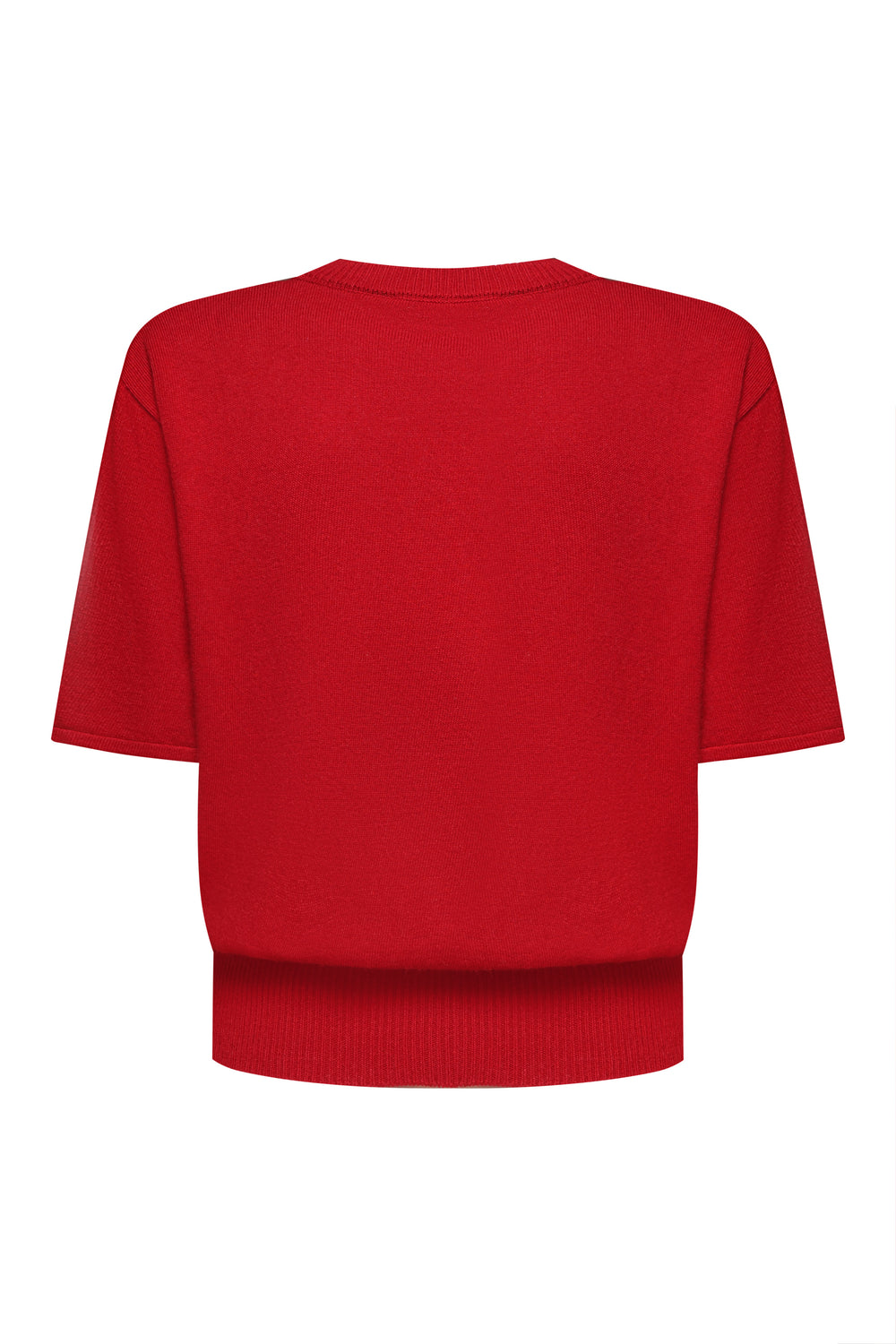 В’язана футболка Essentia Knit Бордо