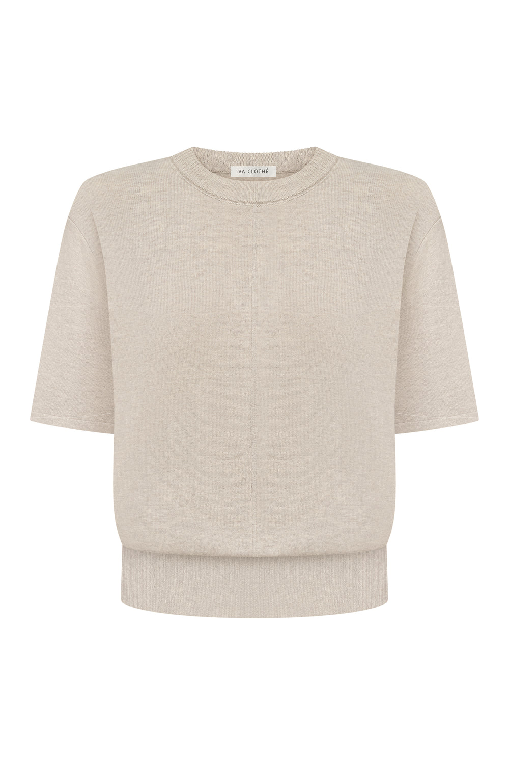 В’язана футболка Essentia Knit Льон