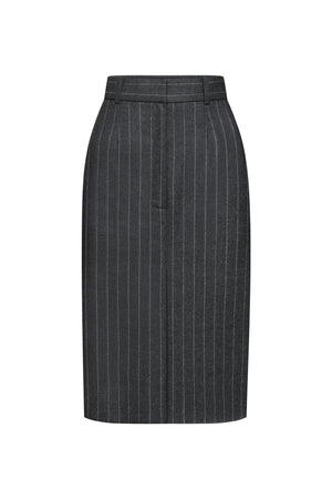 Спідниця Grey Wool Stripe