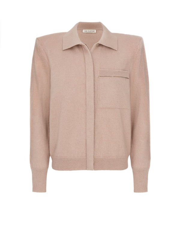 В'язана сорочка Silen молочно-мигдалева