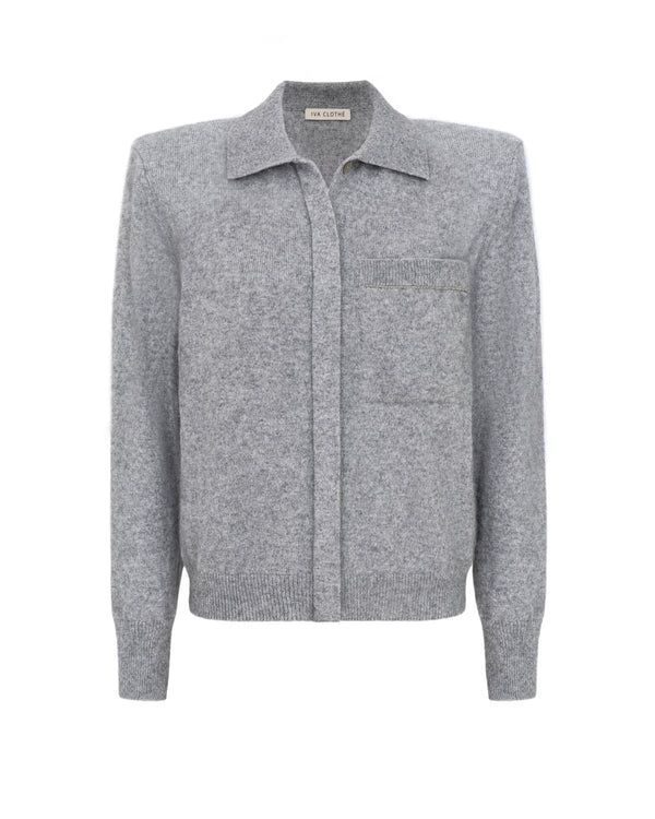 В'язана сорочка Silen сіра