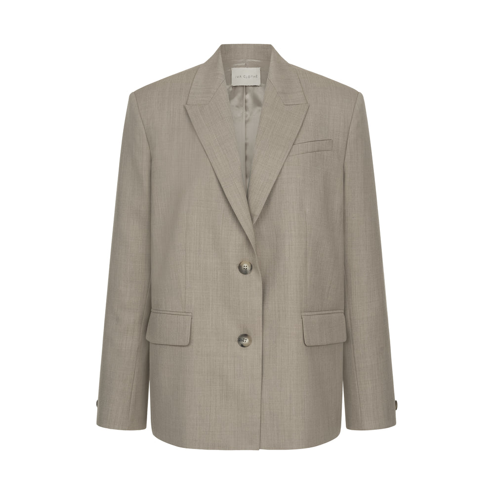 TAUPE MELANGE JACKET 