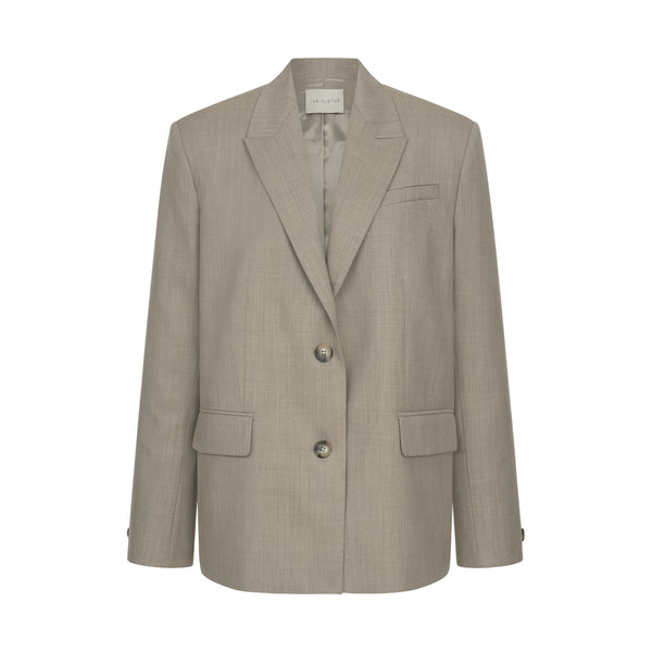 TAUPE MELANGE JACKET 
