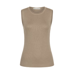 БАЗОВИЙ ТРИКОТАЖНИЙ ТОП beige