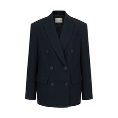 Жакет із кашеміру кольору dark navy
