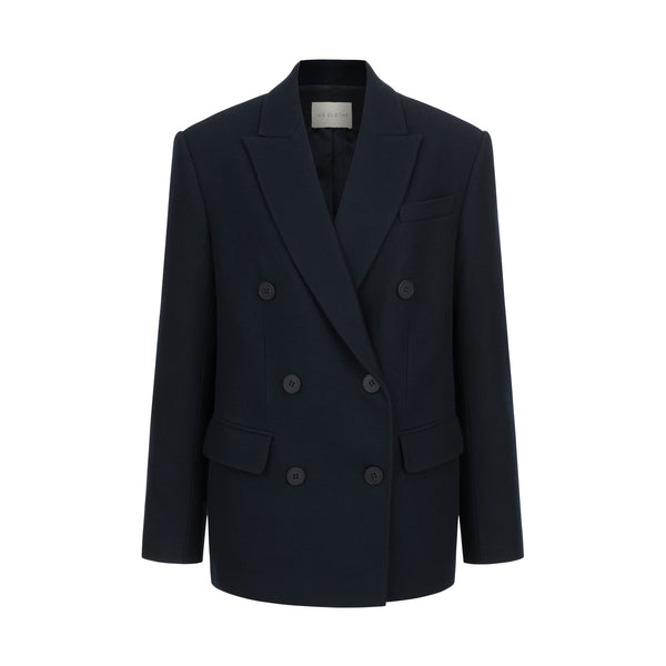 Dark navy cashmere jacket