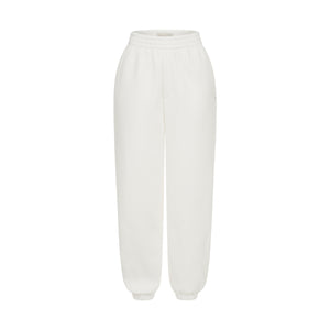 White jogger pants