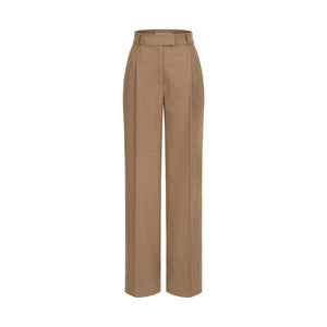 Camel cashmere trousers