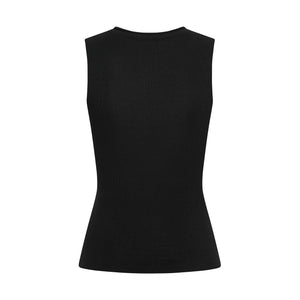 BASIC KNITTED TOP black 