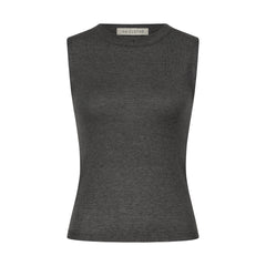 KNITTED TOP SOFT BASIC GRAPHITE