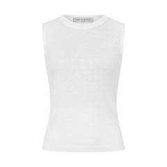 KNITTED TOP SOFT BASIC MILK