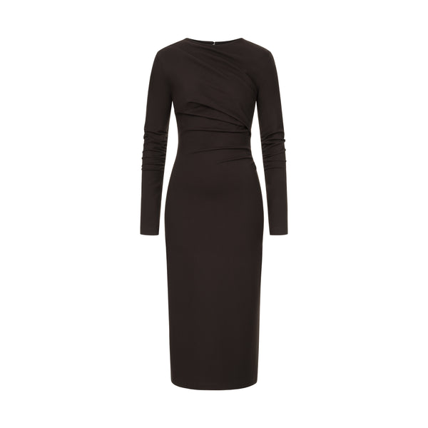 JERSEY DRESS WITH DRAPING