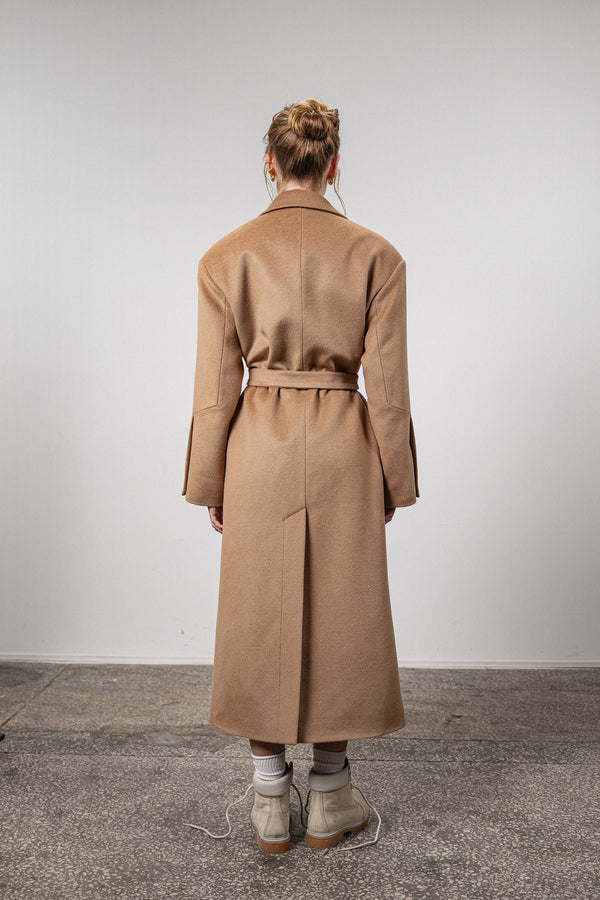 Camel insulated winter coat