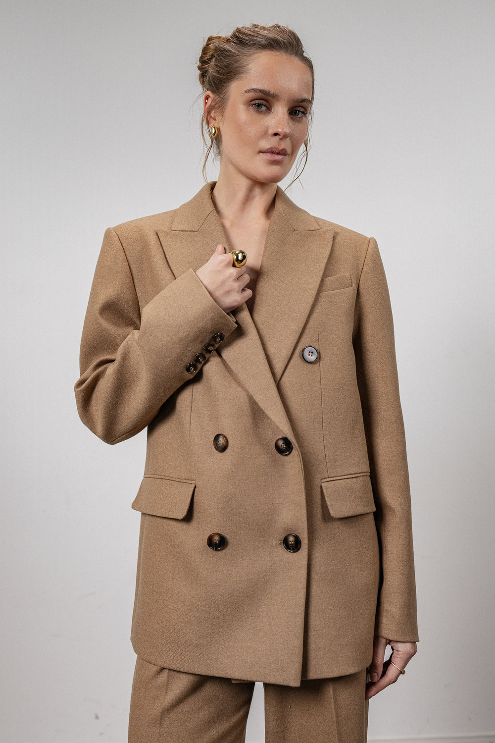 Camel cashmere jacket