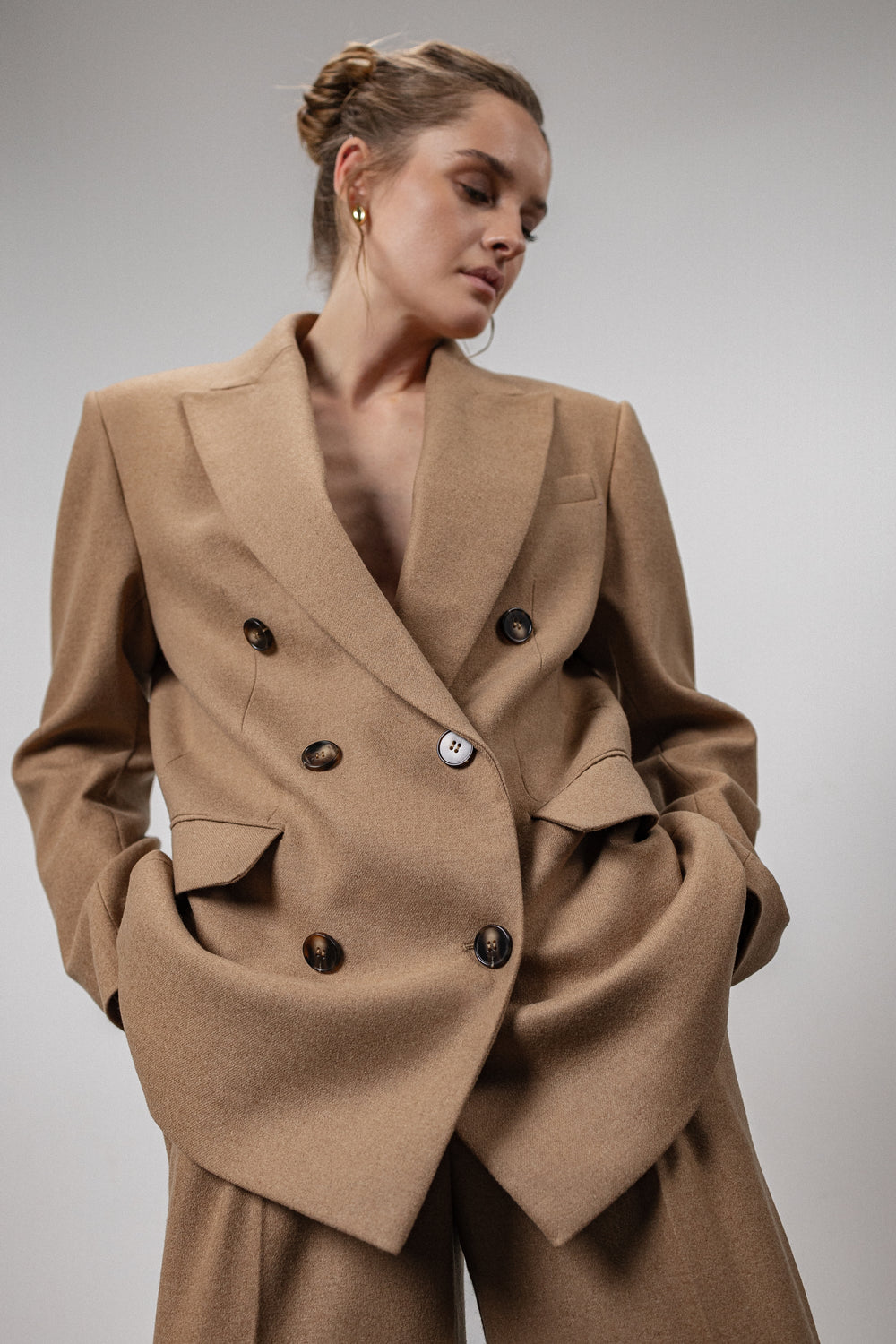 Camel cashmere jacket
