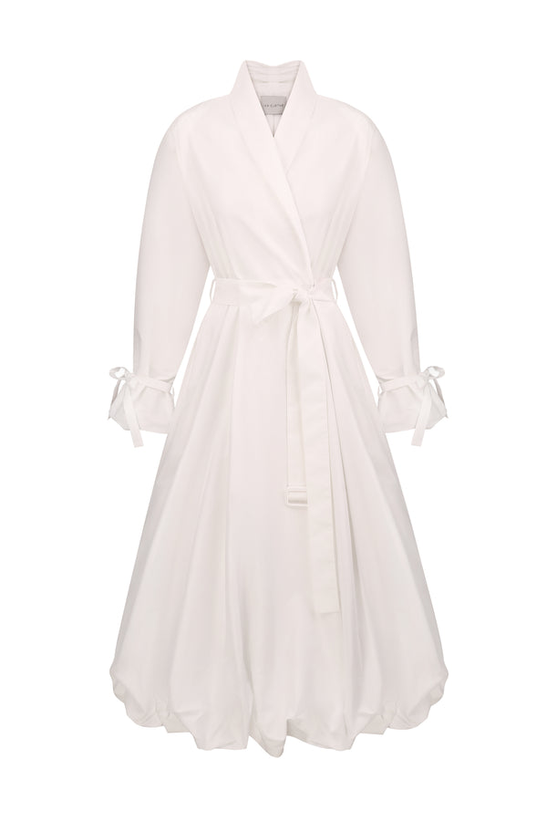 Тренч Sculpt Air White