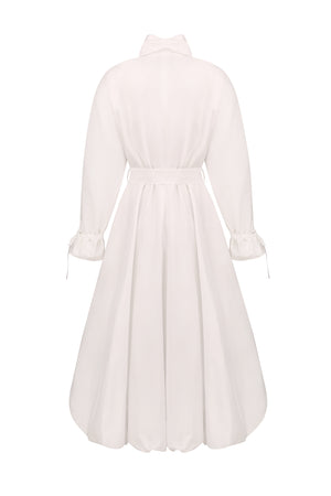 Тренч Sculpt Air White