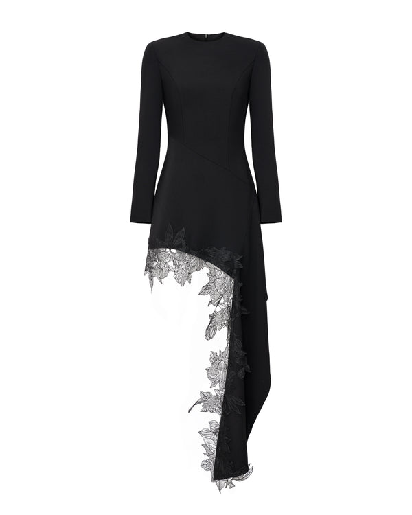 Чорна мінісукня Noir Cascade