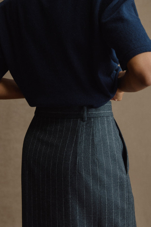 Спідниця Grey Wool Stripe
