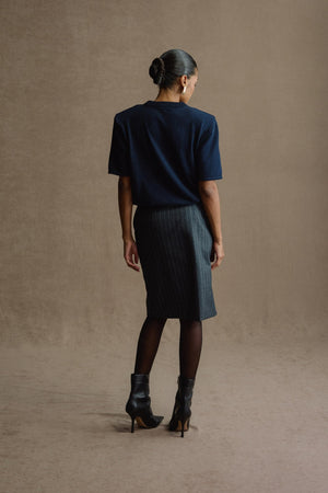 Спідниця Grey Wool Stripe