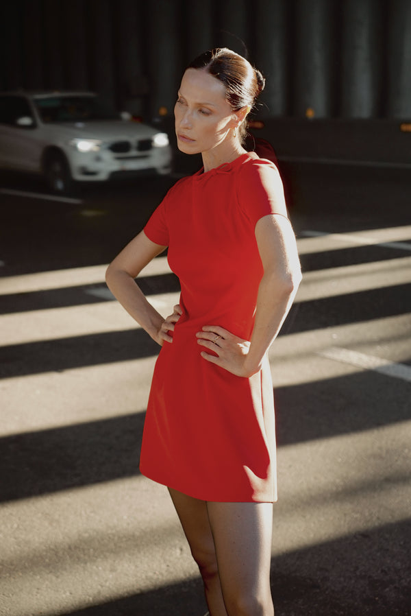 RED MINI DRESS