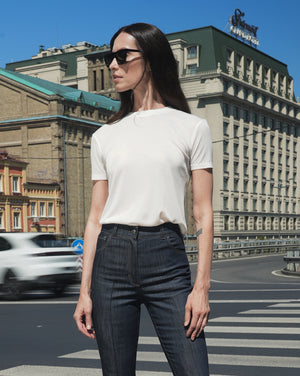 SEMI-TRANSPARENT T-SHIRT 