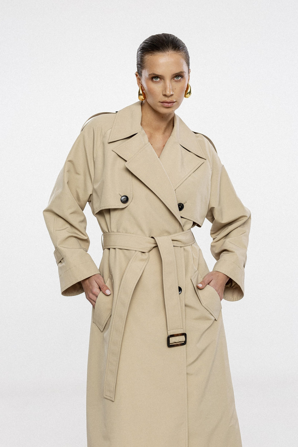 CASUALLY TRENCH COAT