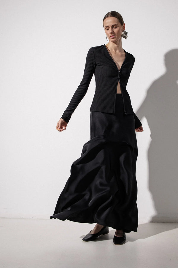 BLACK SKIRT MAKCI